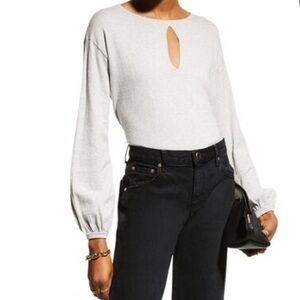 Capsule 121 Cashmere Blend January Bubble Sleeve Sweater